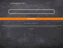 Tablet Screenshot of perlengalaxie.de